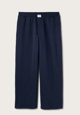 Women's High-Rise Boxer Sweatpants - Parke x Target Navy Blue Small